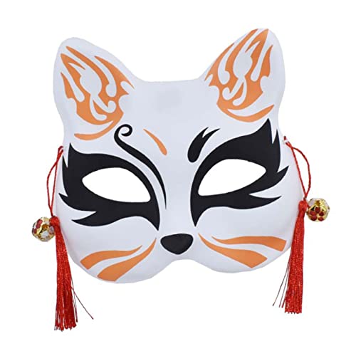 PRETYZOOM 1stk Halloween-fuchsmaske Kleidung Katze Mit Halbem Gesicht Bilden Kind Plastik von PRETYZOOM