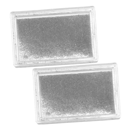 PRETYZOOM 2 Boxen Box Eisenpulverkasten Eisenpulverspäne Materialien Für Wissenschaftliche Experimente Aktenkoffer Aus Eisen Wissenschaftliche Eisenspäne Schulprojekte Magnetfeldspäne Silver von PRETYZOOM