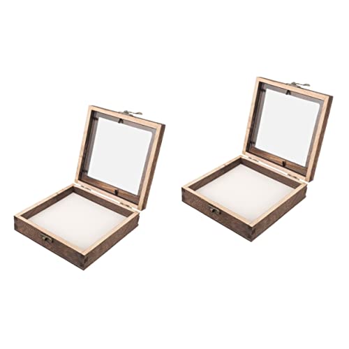 PRETYZOOM 2 Sätze Insektenprobenbehälter Aus Glas Groß Motte Schmetterling Lagerung Exemplare Getrocknet Probenständer Musterkoffer Pin Vitrine Probenhalter Vitrine Aus Holz Hölzern PRETYZOOM 2 Sätze Insektenprobenbehälter Aus Glas Groß Motte Schmetterling Lagerung Exemplare Getrocknet Probenständer Musterkoffer Pin Vitrine Probenhalter Vitrine Aus Holz Hölzern von PRETYZOOM