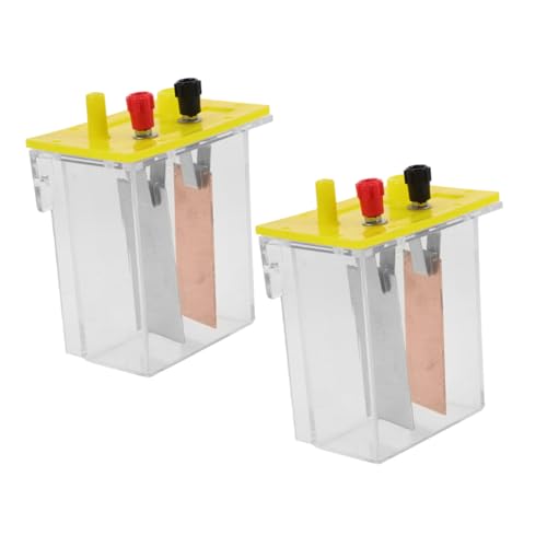 PRETYZOOM 2 Sätze Salzwasser-batteriekasten Elektronikbausatz Für Stromset Für Die Arbeit Experiment Uhr Hands -kit Zitrone Uhr Spielzeuguhr Obst Led-obstteller Verkupfert von PRETYZOOM