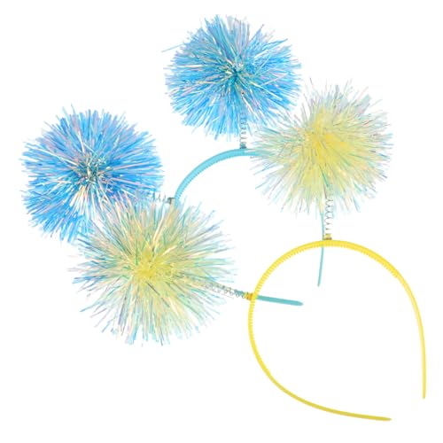 PRETYZOOM Pompom-stirnband-set mit Glitzerndem Lametta-haarreif für Geburtstags- Halloween- und Weihnachtsveranstaltungen PRETYZOOM Pompom-stirnband-set mit Glitzerndem Lametta-haarreif für Geburtstags- Halloween- und Weihnachtsveranstaltungen von PRETYZOOM
