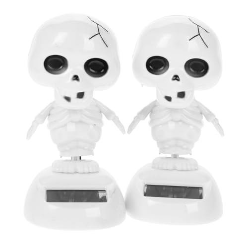 PRETYZOOM 2 Stück Halloween Auto Solar Deko Tanzender Skelett Kopfwackler Auto Armaturenbrett Deko Gruselige Halloween Figuren für Party und Büro Einfache Detailreiche Verarbeitung PRETYZOOM 2 Stück Halloween Auto Solar Deko Tanzender Skelett Kopfwackler Auto Armaturenbrett Deko Gruselige Halloween Figuren für Party und Büro Einfache Detailreiche Verarbeitung von PRETYZOOM