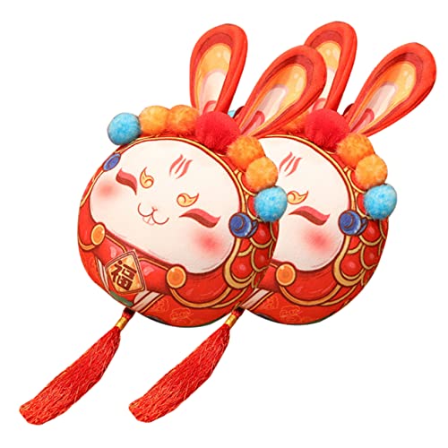 PRETYZOOM 2 Stück Tierkreiszeichen Gesegnete Kaninchenpuppe Ausgestopfter Hase Chinesische Schlange Ausgestopfte Tiere Stofftier Süßes Chinesisches Neujahrsspielzeug Ausgestopftes PRETYZOOM 2 Stück Tierkreiszeichen Gesegnete Kaninchenpuppe Ausgestopfter Hase Chinesische Schlange Ausgestopfte Tiere Stofftier Süßes Chinesisches Neujahrsspielzeug Ausgestopftes von PRETYZOOM