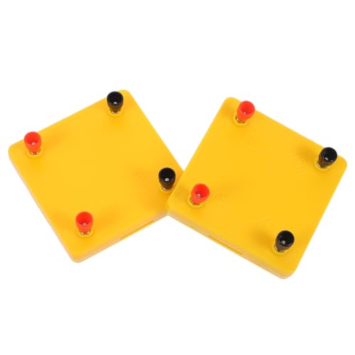 PRETYZOOM 2 Stück Versuchsausrüstung Für Schaltung Schaltkreise Lernspielzeug Mini Electricity Board Platinenbausatz Geräte Für Physikalische Experimente Platine Für Plastik Yellow von PRETYZOOM
