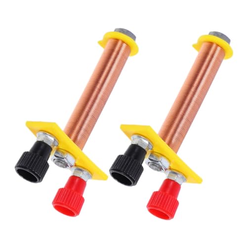 PRETYZOOM 2 Stück elektromagnetischer Magnet Lernwerkzeuge Elektromagnetismus Elektromagnetische Geräte Physik experimente induktionsspule Physik-Experiment-Spule Lehrmittel Plastik von PRETYZOOM