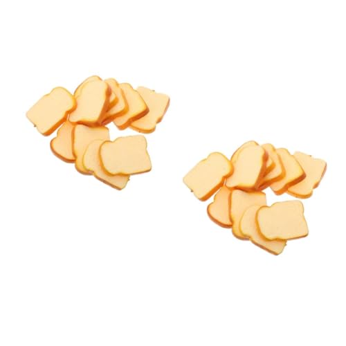 PRETYZOOM 20 Stck. Teiliges Realistisches Toastscheiben Detailgetreues Bäckerei Modell Täuschend Echte Dekoration für Zuhause Party und Spiel Geeignet für Küchen und Bakery Displays PRETYZOOM 20 Stck. Teiliges Realistisches Toastscheiben Detailgetreues Bäckerei Modell Täuschend Echte Dekoration für Zuhause Party und Spiel Geeignet für Küchen und Bakery Displays von PRETYZOOM