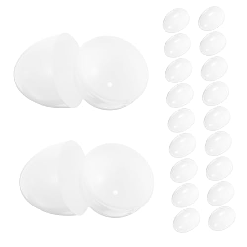 PRETYZOOM Osterdeko 20 Stück Großpackung Blanke Deko-eier Unbemalte Ostereier Zum Bemalen Osterschmuck-set Osterbasteln von PRETYZOOM