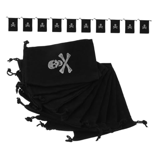 PRETYZOOM Stück Piraten-Aufbewahrungstasche Halloween-Goodie-Bags Piraten-Goodie-Bags Halloween-Taschen für Süßes oder Saures Halloween-Piratentaschen Piratenbeutel Polyester Schwarz PRETYZOOM Stück Piraten-Aufbewahrungstasche Halloween-Goodie-Bags Piraten-Goodie-Bags Halloween-Taschen für Süßes oder Saures Halloween-Piratentaschen Piratenbeutel Polyester Schwarz von PRETYZOOM
