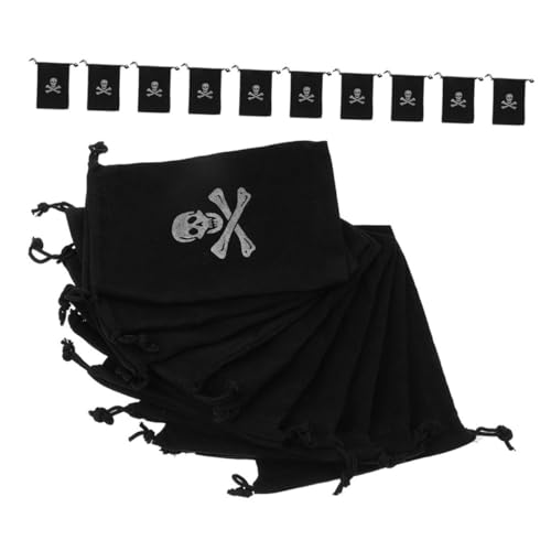 PRETYZOOM 24st Piraten-aufbewahrungstasche Halloween-taschen Für Taschen Für Piratenpartys Halloween-piraten-süßigkeitstüten Piraten-goodie-bags Piraten-münztüten Polyester Black PRETYZOOM 24st Piraten-aufbewahrungstasche Halloween-taschen Für Taschen Für Piratenpartys Halloween-piraten-süßigkeitstüten Piraten-goodie-bags Piraten-münztüten Polyester Black von PRETYZOOM