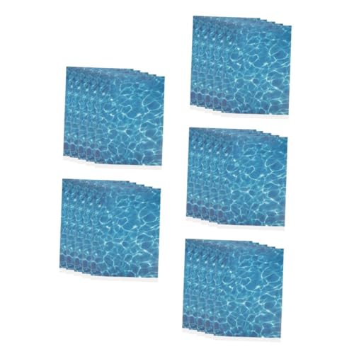 PRETYZOOM 25 Blatt Künstliches Flussmuster Wasseroptik Aufkleber für Sandtisch DIY Mikro Landschaft Dekoration Wasserfestes Fluss Basing für Modellbau und Garten Vielseitig für Jahreszeiten von PRETYZOOM