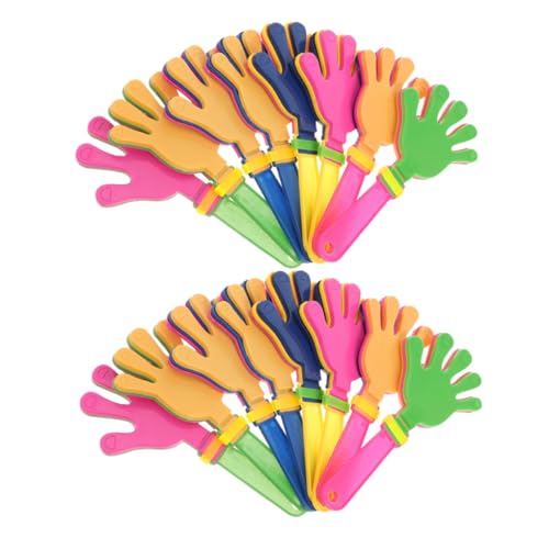 PRETYZOOM 25 Stück Teiliges Handklatschspielzeug Cheer Prop Bunte Lärmmacher Partyzubehör für Geburtstage Sportveranstaltungen Hochzeitsfeiern Karneval PRETYZOOM 25 Stück Teiliges Handklatschspielzeug Cheer Prop Bunte Lärmmacher Partyzubehör für Geburtstage Sportveranstaltungen Hochzeitsfeiern Karneval von PRETYZOOM