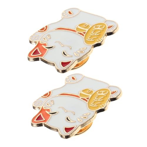 PRETYZOOM 2St Glückskatzenbrosche katzen schmuck Tierstift Cartoon-Pin Accessoires Brosche Kätzchen Brosche Tier Brosche Dekorationsabzeichen Broschennadeln für Legierung PRETYZOOM 2St Glückskatzenbrosche katzen schmuck Tierstift Cartoon-Pin Accessoires Brosche Kätzchen Brosche Tier Brosche Dekorationsabzeichen Broschennadeln für Legierung von PRETYZOOM