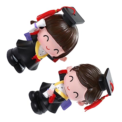 PRETYZOOM 2pcs Abschluss Season Boy Und Mädchen Kuchen Topper Harz Tabletop Ornamente PRETYZOOM 2pcs Abschluss Season Boy Und Mädchen Kuchen Topper Harz Tabletop Ornamente von PRETYZOOM