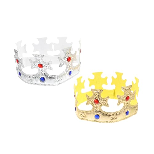 PRETYZOOM 2st Krone Dekoration Hochzeit Stirnband Kuchen Kinderspielzeug Party Kostümzubehör Tiaras Hochzeit Kopfschmuck Prinzessin Piratenkostüm Für Erwachsene Lustig Tuch PRETYZOOM 2st Krone Dekoration Hochzeit Stirnband Kuchen Kinderspielzeug Party Kostümzubehör Tiaras Hochzeit Kopfschmuck Prinzessin Piratenkostüm Für Erwachsene Lustig Tuch von PRETYZOOM
