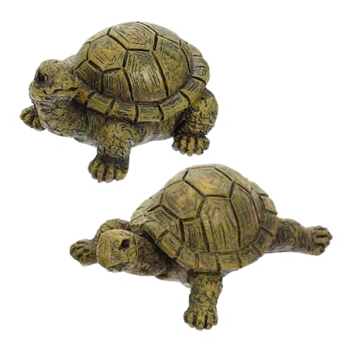 PRETYZOOM 2st Schildkröte Realistische Meerestiere Lebensechte Tierfiguren Meerestierfigur Feengarten-Ornament Lebensechtes Simulationstiermodell Gefälschtes Meerestiermodell Harz PRETYZOOM 2st Schildkröte Realistische Meerestiere Lebensechte Tierfiguren Meerestierfigur Feengarten-Ornament Lebensechtes Simulationstiermodell Gefälschtes Meerestiermodell Harz von PRETYZOOM