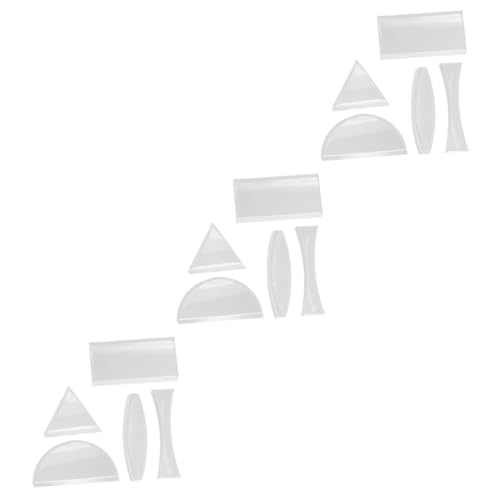 PRETYZOOM 3 Sätze Optisches Linsenset Physik Optische Linse Lernhilfen Für Experimente Physik Experimente Glaslinsen Für Physikunterricht Klare Optische Linse Konvexe Linse 5 Stück * 3 von PRETYZOOM
