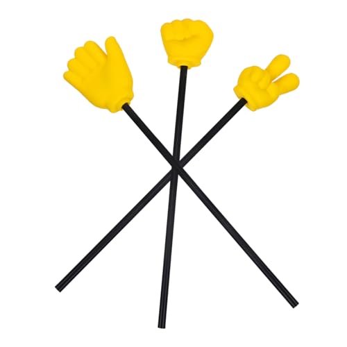PRETYZOOM 3 Stück Teiliges Fingerzeiger für Partys und Hochzeiten Lustige Handrequisiten für Erwachsene für Unterricht und Spiele Gelbe Scheren und Faustdesigns PRETYZOOM 3 Stück Teiliges Fingerzeiger für Partys und Hochzeiten Lustige Handrequisiten für Erwachsene für Unterricht und Spiele Gelbe Scheren und Faustdesigns von PRETYZOOM