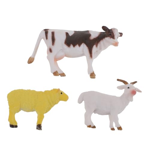 PRETYZOOM 3 Teiliges Set Simulierte Tiermodelle Vivid Animal Ornament Für Mikrolandschaftsdeko Detailgetreue Figuren Von Ziegen Kühen Und Schafen Ideales Pädagogisches Für PRETYZOOM 3 Teiliges Set Simulierte Tiermodelle Vivid Animal Ornament Für Mikrolandschaftsdeko Detailgetreue Figuren Von Ziegen Kühen Und Schafen Ideales Pädagogisches Für von PRETYZOOM