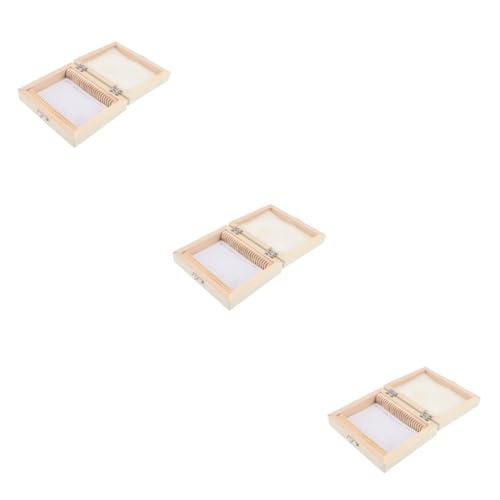 PRETYZOOM 3Er-Packung Biologische Slice-Box Exemplare vorbereitet gleiten Scheibe Lagerung klein Mikroskop -Schleifbehälter Halter für Mikroskop-Objektträger Holz Beige PRETYZOOM 3Er-Packung Biologische Slice-Box Exemplare vorbereitet gleiten Scheibe Lagerung klein Mikroskop -Schleifbehälter Halter für Mikroskop-Objektträger Holz Beige von PRETYZOOM