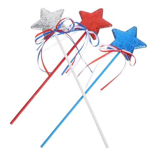 PRETYZOOM 3Stücke Patriotische Sternstäbe Partydeko für Unabhängigkeitstag und Veteranentag Kinderfreundliches Glitzerstäbe zur Feier Wiederverwendbare Dekoration für Patriotische PRETYZOOM 3Stücke Patriotische Sternstäbe Partydeko für Unabhängigkeitstag und Veteranentag Kinderfreundliches Glitzerstäbe zur Feier Wiederverwendbare Dekoration für Patriotische von PRETYZOOM
