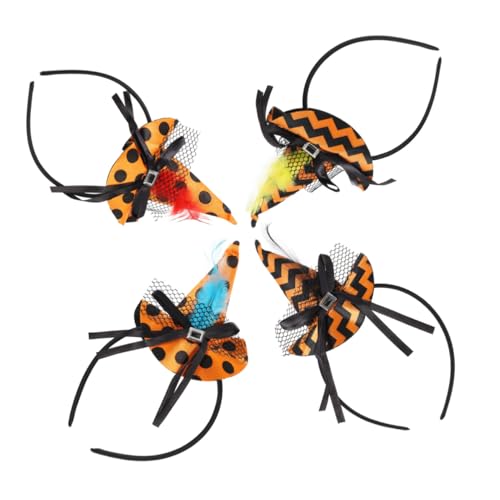 PRETYZOOM Langlebiges Hexenhut-haarband Für Frauen 4-teiliges Halloween-stirnband-set Einzigartiges Design Für Partys PRETYZOOM Langlebiges Hexenhut-haarband Für Frauen 4-teiliges Halloween-stirnband-set Einzigartiges Design Für Partys von PRETYZOOM