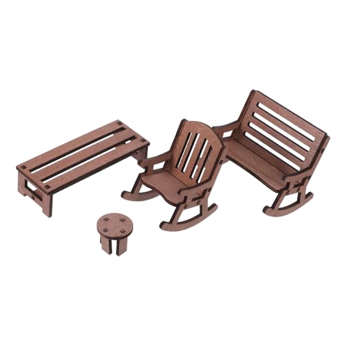 PRETYZOOM 4 Stück Mikrolandschaftsmöbel Mini Möbel Set Dekoration Puppenhaus gartenmöbel mini Puppenstubenbank Puppenstubenmöbel Mini Möbelmodelle Miniatur rustikale Bank Holz Light Brown PRETYZOOM 4 Stück Mikrolandschaftsmöbel Mini Möbel Set Dekoration Puppenhaus gartenmöbel mini Puppenstubenbank Puppenstubenmöbel Mini Möbelmodelle Miniatur rustikale Bank Holz Light Brown von PRETYZOOM