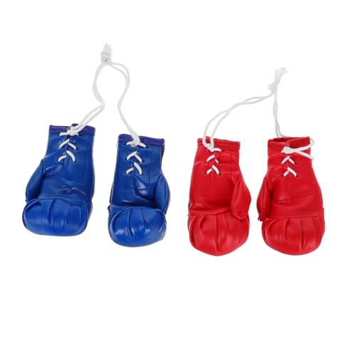 PRETYZOOM 4 Stück Mini Boxhandschuhe Ornament Rote Blaue Miniatur Punching Gloves für Auto Spiegel Heimdekoration Party Favors Souvenir für Boxsport Fans PRETYZOOM 4 Stück Mini Boxhandschuhe Ornament Rote Blaue Miniatur Punching Gloves für Auto Spiegel Heimdekoration Party Favors Souvenir für Boxsport Fans von PRETYZOOM
