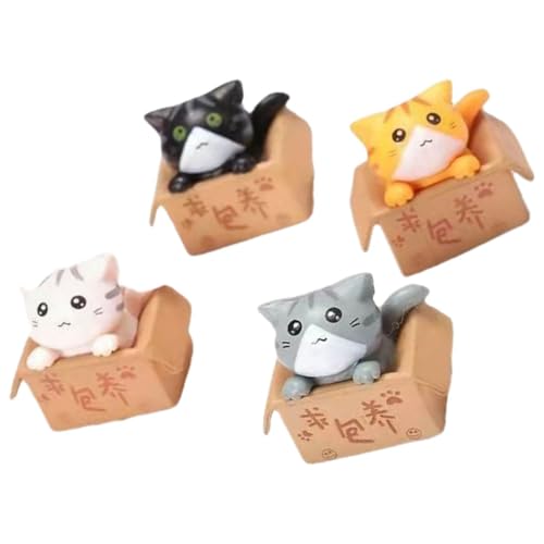 PRETYZOOM 4 Stücke Miniatur Katze Figuren Katze Ornamente Katze Decor Kätzchen Decor Katze Statue PVC Katze Modell PRETYZOOM 4 Stücke Miniatur Katze Figuren Katze Ornamente Katze Decor Kätzchen Decor Katze Statue PVC Katze Modell von PRETYZOOM
