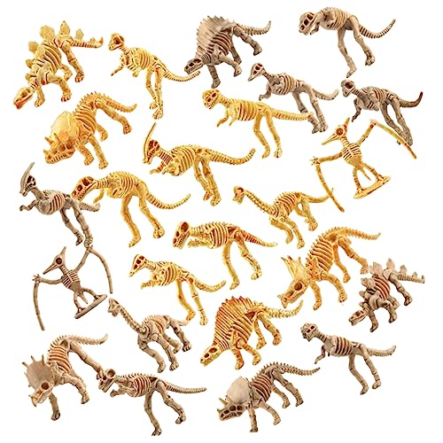 PRETYZOOM 48 STK Sandkasten für Kinder Dinofiguren für Kinder Kinderspielzeug Spielzeuge Lernspielzeug Dinosaurier-Ornamente Schreibtisch Knochen Skelett Modell PVC von PRETYZOOM