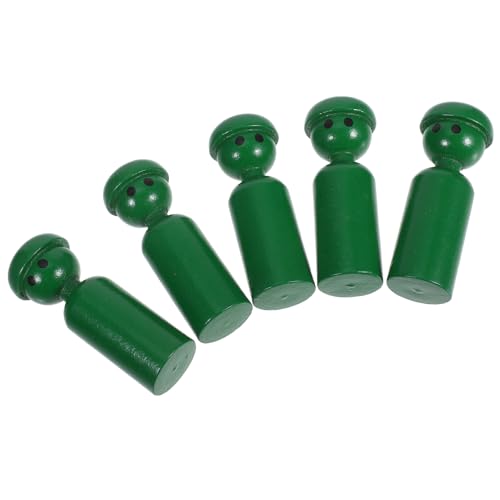 PRETYZOOM 5 Stück Holzpuppenspielzeug Steckfiguren aus Holz Bunte Holzpuppen Lernspielzeug für Kleinkinder Lernspielzeug für pädagogische Holzfiguren vorgeben Spielfiguren Grün PRETYZOOM 5 Stück Holzpuppenspielzeug Steckfiguren aus Holz Bunte Holzpuppen Lernspielzeug für Kleinkinder Lernspielzeug für pädagogische Holzfiguren vorgeben Spielfiguren Grün von PRETYZOOM