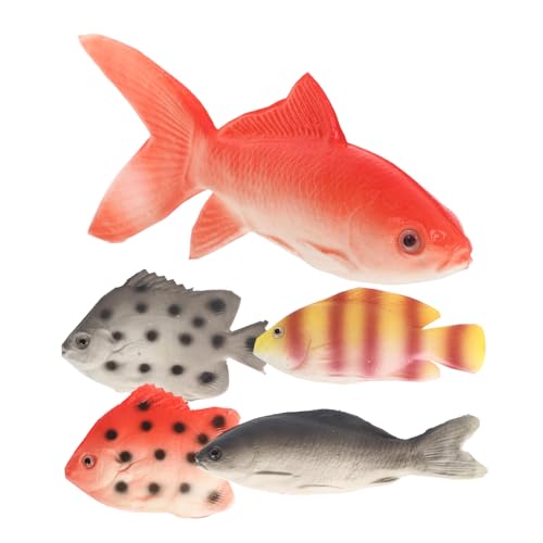 PRETYZOOM 5 Stück Simulation Fischmodell Fische Fischhandwerk realistische Fischmodelle lebensechtes Simulationstiermodell Fischspielzeug für Mikrofischfiguren Tierfigur Pu PRETYZOOM 5 Stück Simulation Fischmodell Fische Fischhandwerk realistische Fischmodelle lebensechtes Simulationstiermodell Fischspielzeug für Mikrofischfiguren Tierfigur Pu von PRETYZOOM