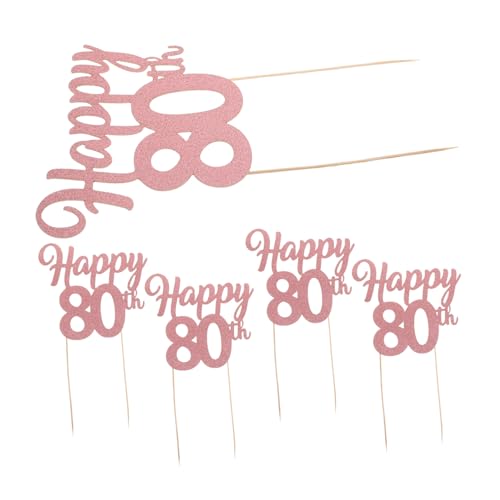 PRETYZOOM 5 Stück Teiliges Geburtstags Cupcake Topper Glitzernde Dekorationen für Torten und Desserts für Jubiläumsfeier und Party Dekorationen PRETYZOOM 5 Stück Teiliges Geburtstags Cupcake Topper Glitzernde Dekorationen für Torten und Desserts für Jubiläumsfeier und Party Dekorationen von PRETYZOOM