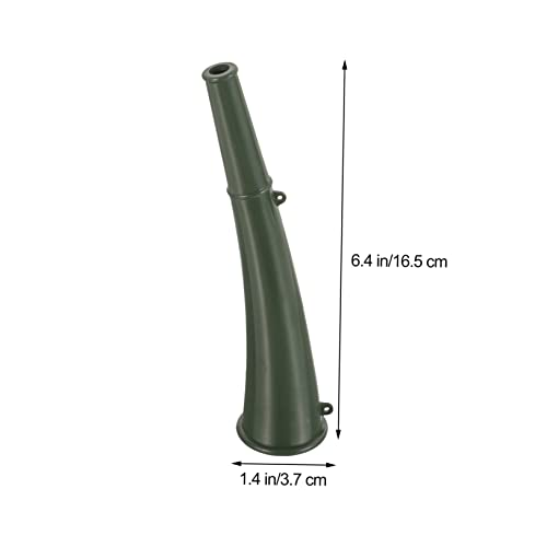 PRETYZOOM 5 Stück Teiliges Outdoor Kunststoff Lautes Cheer Horn für Training Sportveranstaltungen und Partys Tragbares Robustes Anfeuerungs Horn in Militärgrün Vielseitig Einsetzbar für von PRETYZOOM