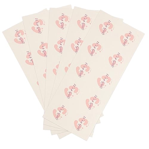 PRETYZOOM Babyparty-Aufkleber 50 Blatt 3 X 3 cm Versiegelungsaufkleber Beutel Box Etiketten Umschlagsiegel Für Feiern von PRETYZOOM