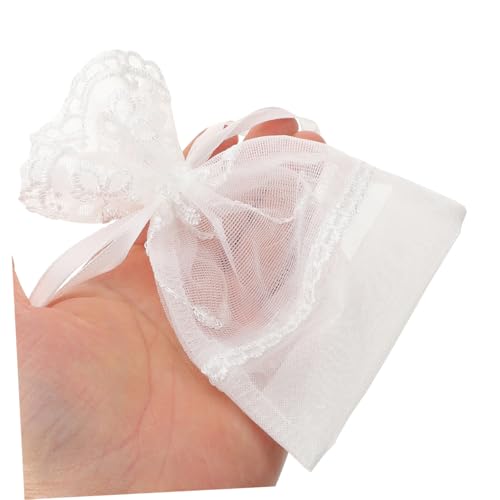 PRETYZOOM 5stücke Schmuckbeutel Mit Blumendruck Und Kordelzug Leere Organza Duftsäckchen in Lavendelfarbe Platzsparendes Aufbewahrungsbeutel Für Schmuck Und Accessoires Faltbarer Beutel Für von PRETYZOOM