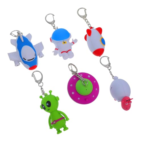 PRETYZOOM 6 Stück LED Taschenlampe Schlüsselanhänger mit Sound Kleine Tierische Flashlight Keychain für Pädiatrisches Pflegepersonal Kinderfreundliche Anhänger als Badge Light und PRETYZOOM 6 Stück LED Taschenlampe Schlüsselanhänger mit Sound Kleine Tierische Flashlight Keychain für Pädiatrisches Pflegepersonal Kinderfreundliche Anhänger als Badge Light und von PRETYZOOM
