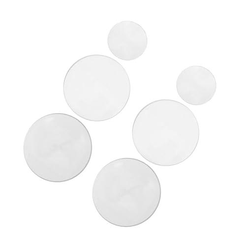 PRETYZOOM 6 Stück Teiliges Doppelt Konvexe Glaslinsen Ø Brennweiten Optische Linsen für Laborversuche und Wissenschaftliche Experimente PRETYZOOM 6 Stück Teiliges Doppelt Konvexe Glaslinsen Ø Brennweiten Optische Linsen für Laborversuche und Wissenschaftliche Experimente von PRETYZOOM