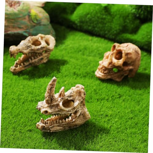 PRETYZOOM 6 Stück Teiliges Miniatur Tier Schädel aus Kunststoff Realistische Dekofigur für Aquarium Halloween Mikro Landschaft Puppenhaus Platzsparende Skelett Ornament Sammlung PRETYZOOM 6 Stück Teiliges Miniatur Tier Schädel aus Kunststoff Realistische Dekofigur für Aquarium Halloween Mikro Landschaft Puppenhaus Platzsparende Skelett Ornament Sammlung von PRETYZOOM