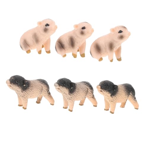 PRETYZOOM 6 Stück Teiliges Realistischer Schweinefiguren Robuste Resin Tiermodelle für Dekoration für Bauernhof Themen Miniatur Schwein Spielzeuge für Kreative Projekte und Lernzwecke PRETYZOOM 6 Stück Teiliges Realistischer Schweinefiguren Robuste Resin Tiermodelle für Dekoration für Bauernhof Themen Miniatur Schwein Spielzeuge für Kreative Projekte und Lernzwecke von PRETYZOOM