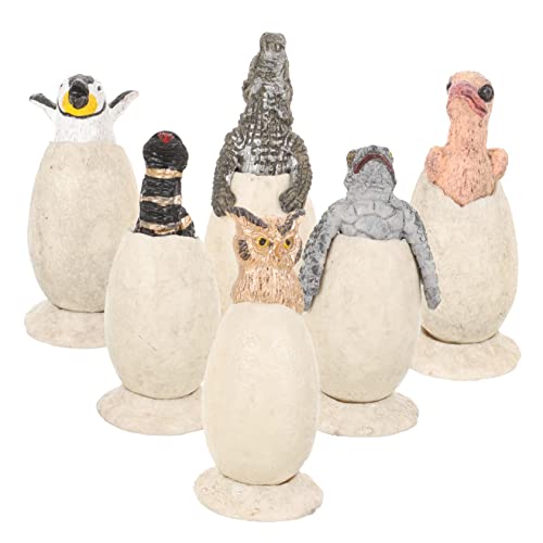PRETYZOOM 6 Teiliges Tier Schlüpfeier Spielzeugset Modelle Eier Eier Simulationsspielzeug Eier Für Dinosaurier Eier Tier Eier Eier Für Simuliertes Tiermodell PRETYZOOM 6 Teiliges Tier Schlüpfeier Spielzeugset Modelle Eier Eier Simulationsspielzeug Eier Für Dinosaurier Eier Tier Eier Eier Für Simuliertes Tiermodell von PRETYZOOM