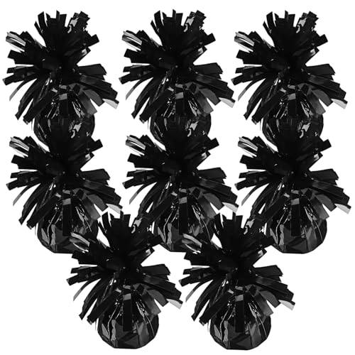 PRETYZOOM 8 Schwarze Ballongewichte Aus Folie Mit Helium Für Geburtstage Hochzeiten Jubiläen Partydekorationen Und Tischdekorationen PRETYZOOM 8 Schwarze Ballongewichte Aus Folie Mit Helium Für Geburtstage Hochzeiten Jubiläen Partydekorationen Und Tischdekorationen von PRETYZOOM