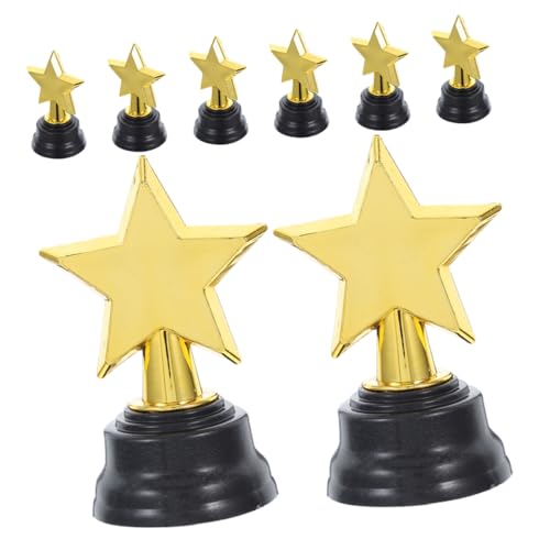 PRETYZOOM Formtrophäen-auszeichnungen 8 Stück Kunststofftrophäen Für Kinderspiele Partys Schulbelohnungen von PRETYZOOM