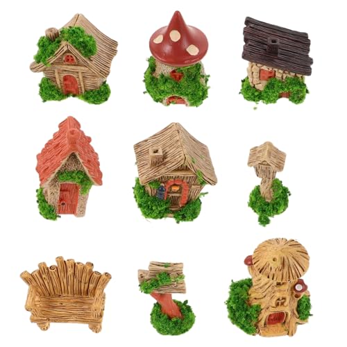 PRETYZOOM 9 Stück Teiliges Miniatur Haus mit Handgefertigten Möbelornamenten Kompakte DIY Dekoration für Puppenhaus für Schreibtisch Regal und Kreative PRETYZOOM 9 Stück Teiliges Miniatur Haus mit Handgefertigten Möbelornamenten Kompakte DIY Dekoration für Puppenhaus für Schreibtisch Regal und Kreative von PRETYZOOM