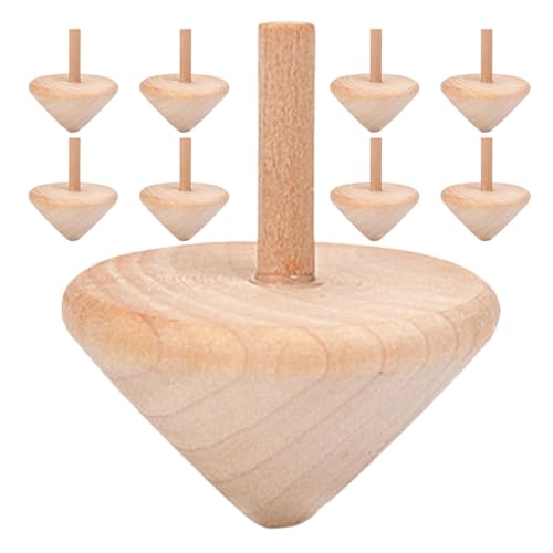 PRETYZOOM 9St Kreiselspielzeug aus Holz rotierende Spielzeuge Säuglingsspielzeug Holztrommel Drehkreisel Holzhandwerk Partygeschenk für Kreisel aus Holz hölzern Beige PRETYZOOM 9St Kreiselspielzeug aus Holz rotierende Spielzeuge Säuglingsspielzeug Holztrommel Drehkreisel Holzhandwerk Partygeschenk für Kreisel aus Holz hölzern Beige von PRETYZOOM