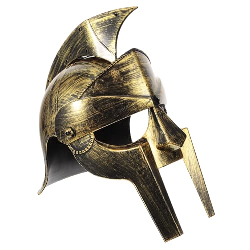 PRETYZOOM Antiker Römischer Soldatenhelm Gladiator-kostüm Hut Für Herren Cosplay Halloween Karnevalsparty von PRETYZOOM