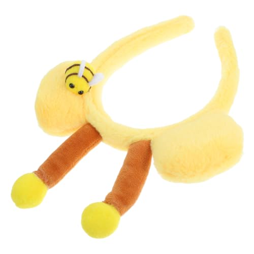 PRETYZOOM Halloween-stirnband Mit Bärenohren Und Bienenantenne Stilvolles Und Bequemes Haarband Für Damen Party-accessoire von PRETYZOOM
