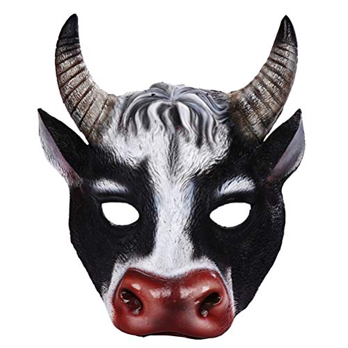 PRETYZOOM Bull Cow Party Brillen Neuartige Kostüm-Kopfbedeckungen chsenkpf Csplay Kstüm ParGesichtsmaske Csplay Requisite für ParUrlaub Dekratinen 1St Kopfbedeckungen Für Tierpartys Kuh von PRETYZOOM