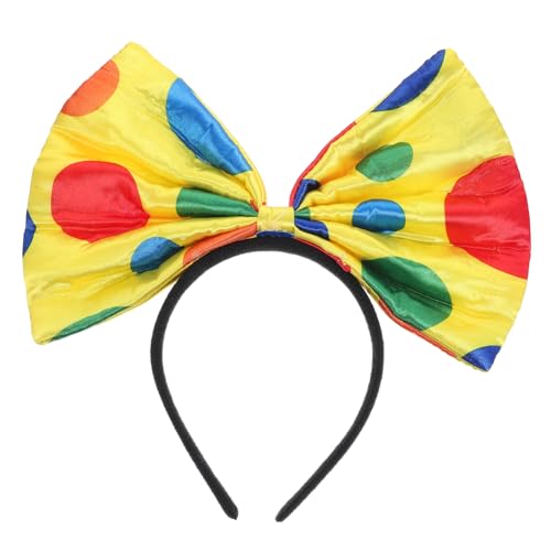 PRETYZOOM Cosplay-haarreifen Band Bänder Clown Kostüm Damen Clownhut Bögen Bogen Perücke Grüne Haarschleife Clip-fliege Kopfbedeckung Junge Fliege Clown-outfits Für Frauen Partyzubehör Stoff von PRETYZOOM