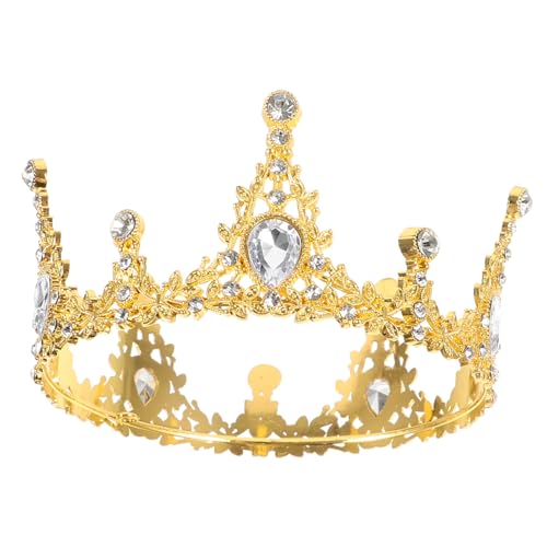 PRETYZOOM Crown Cake Topper Krone für Geburtstagskuchen Hochzeitsfeier Party Dekoration Vielseitig Einsetzbar Tortenaufsatz oder Kopfband für Fotos Goldene Krone Hg PRETYZOOM Crown Cake Topper Krone für Geburtstagskuchen Hochzeitsfeier Party Dekoration Vielseitig Einsetzbar Tortenaufsatz oder Kopfband für Fotos Goldene Krone Hg von PRETYZOOM