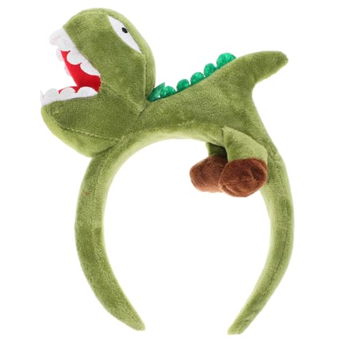 PRETYZOOM Dinosaurier-Stirnband halloween haarreif halloween headband Dino-Stirnbänder Dinosaurier-Haarschmuck lustige Kleidung großer Dinosaurier Schal Tier Wasserhahn Gürtel Plastik von PRETYZOOM